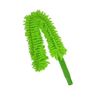 Espanador Eletrostático de Microfibra Verde Dobrável - Nobre