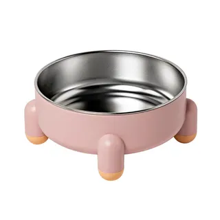 Tigela para Animais de Estimação em Aço Inoxidável Antiderrapante para Cães e Gatos - 36 Peças - Tigela em Pó de Quatro Patas (Venda Exclusiva)