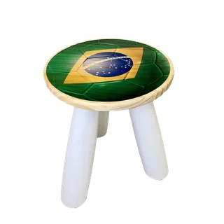 Mini Banqueta Bola do Brasil