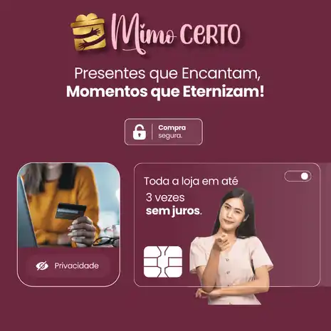 Parcelamento 3x sem juros e compra segura