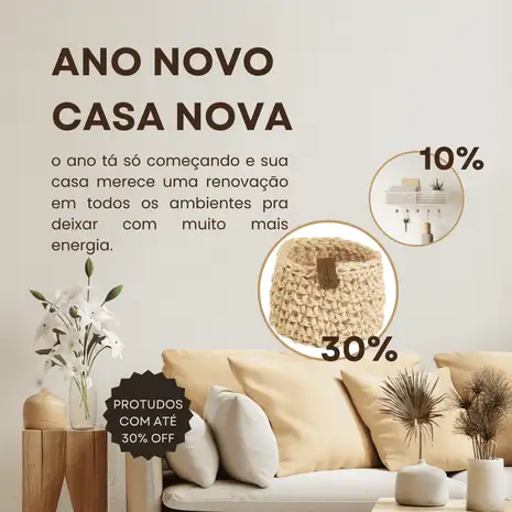 Banner Promoção Tudo pra Casa