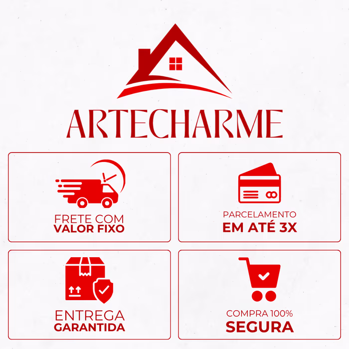 FRETE GRÁTIS - UTILIZE O CUPOM  (FRETEGRATIS-ARTECHARME)